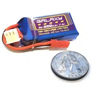 Galaxy 2S 250mAh 7.4V LiPo Pac